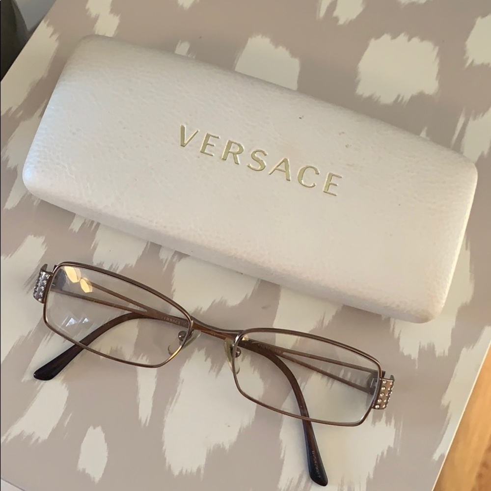 Versace 1117-B 1013 Women's Bronze Rx Eyeglasses